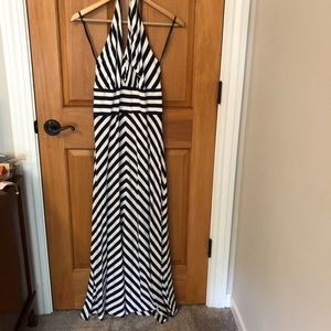 Halter Maxi Dress, hemmed to 5'2 frame